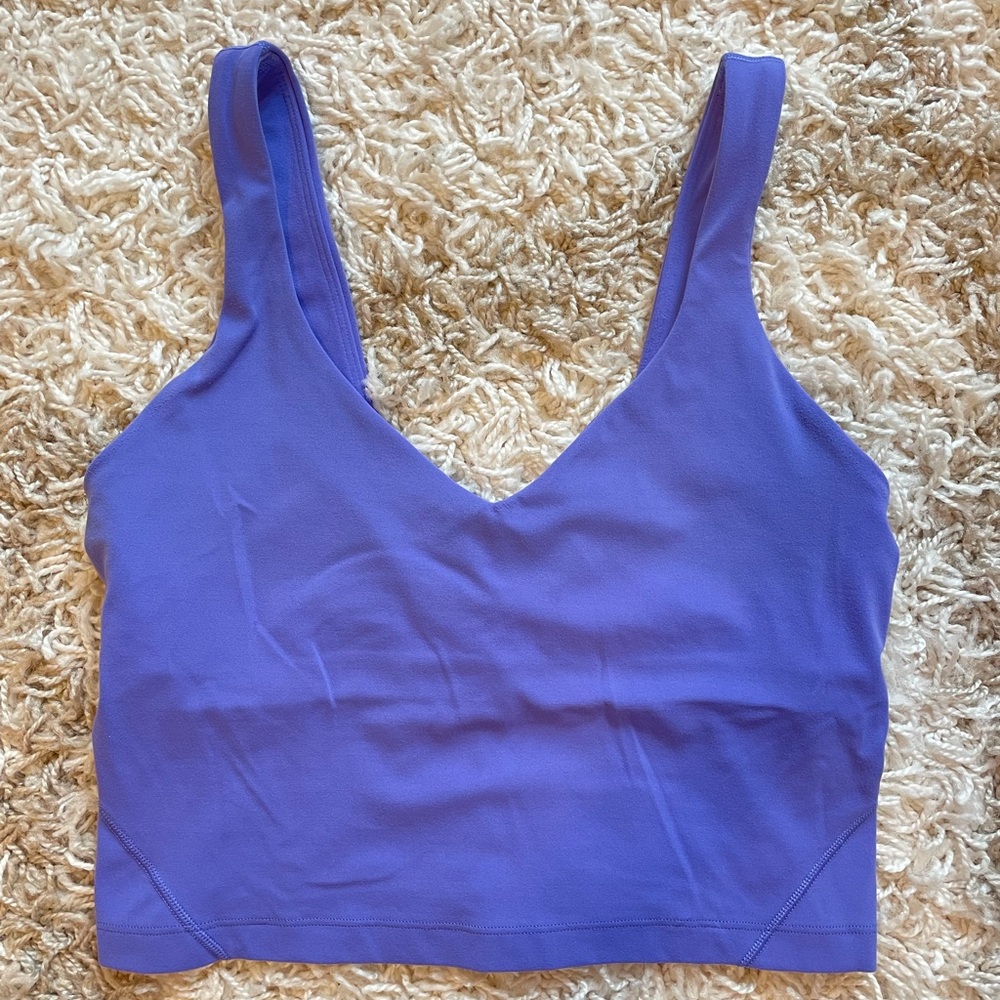 Lululemon Align Cropped Tank Charged Indigo